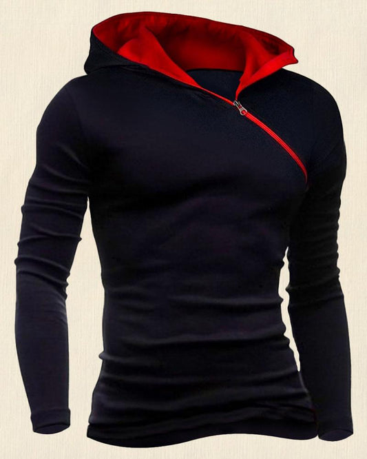 Eyebogler Men Full Sleeves Polo Neck T-shirt