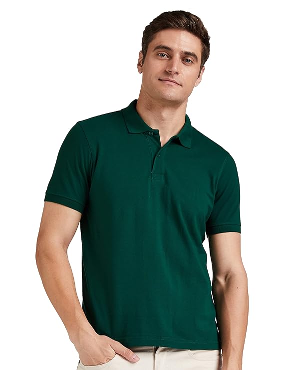 Men's Cotton Rich Polo T Shirt