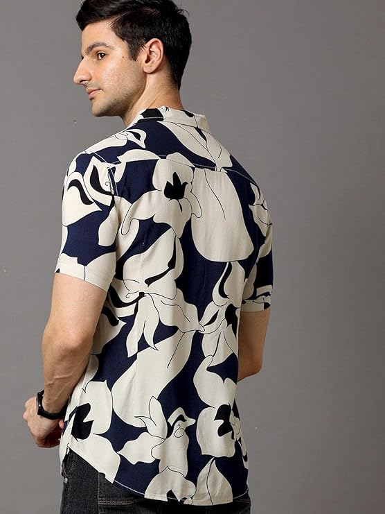 Men's Printed Regular Fit Shirt