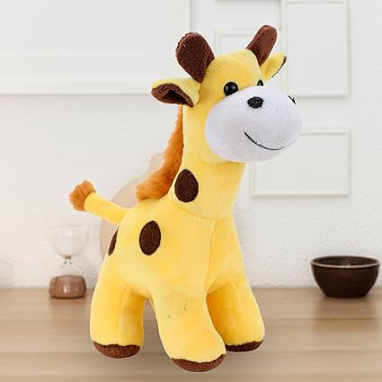 Standing Giraffe Soft Toys for Kids 30 CM (Yellow)