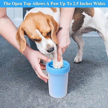 Pet Paw Cleaner Portable Dog Paw Washer with Soft Silicone Bristles for Quickly Cleaning Pets Muddy Feet Color May Vary Paw Cleaner