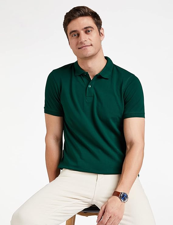 Men's Cotton Rich Polo T Shirt