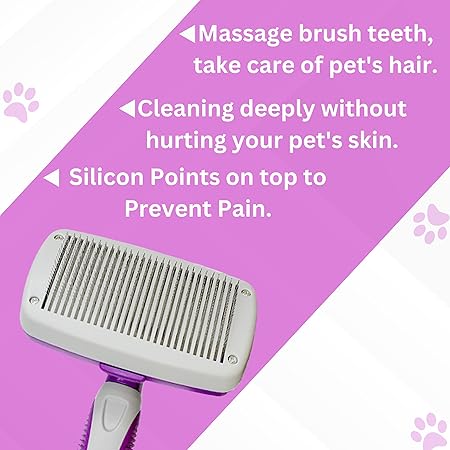 Puppies Pet Grooming Slicker Brush for Puppies, Dogs, and Cats