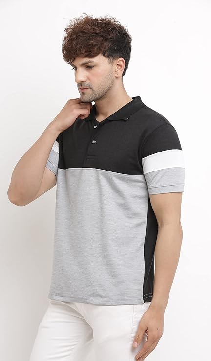 Men's Regular Fit Half Sleeve Matty Polo T-Shirt