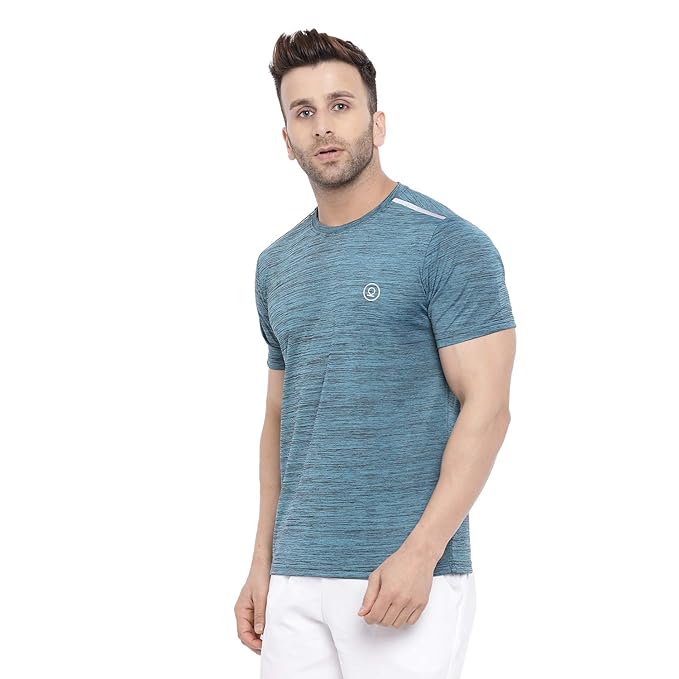 Men's Round Neck Regular Dry Fit Gym Sports Regular Fit T-Shirt