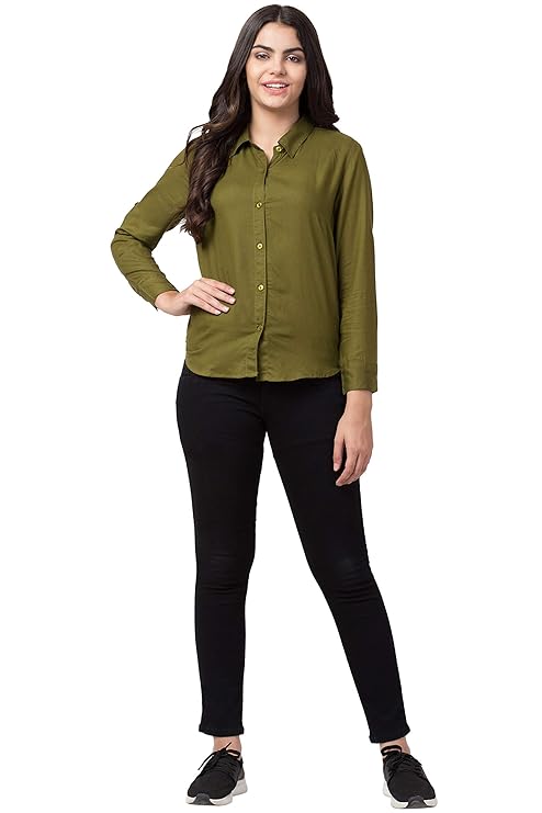 Women's Regular Fit Long Sleeve All Purpose Shirt