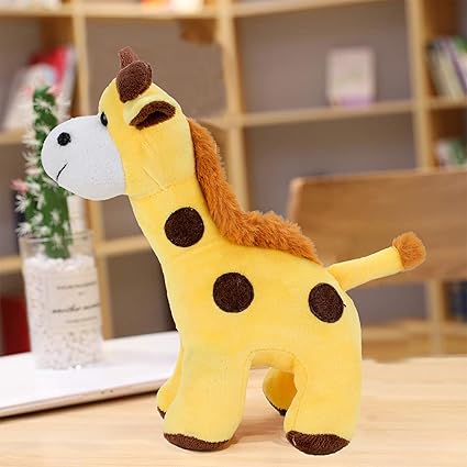 Standing Giraffe Soft Toys for Kids 30 CM (Yellow)