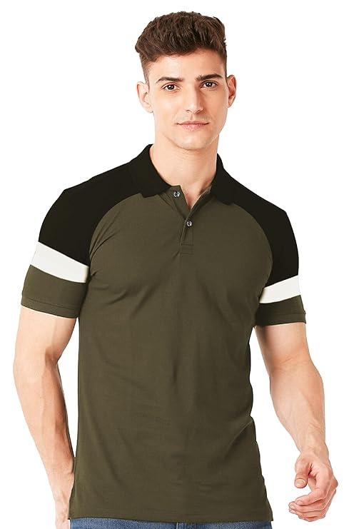 Men's Regular Fit Half Sleeve Matty Polo T-Shirt