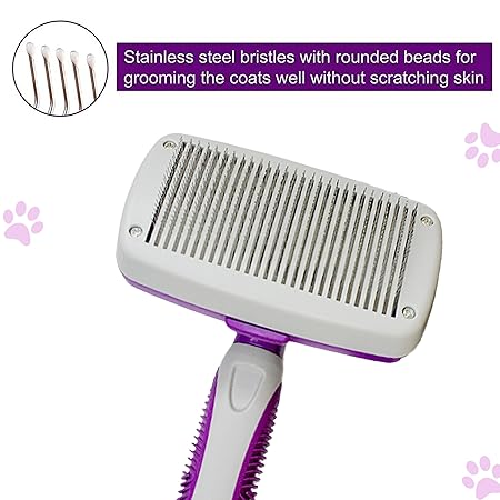 Puppies Pet Grooming Slicker Brush for Puppies, Dogs, and Cats