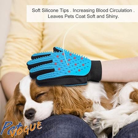 Pet Hair Remover Handbursh-Gentle Pet Glove Brush-Deshedding Glove