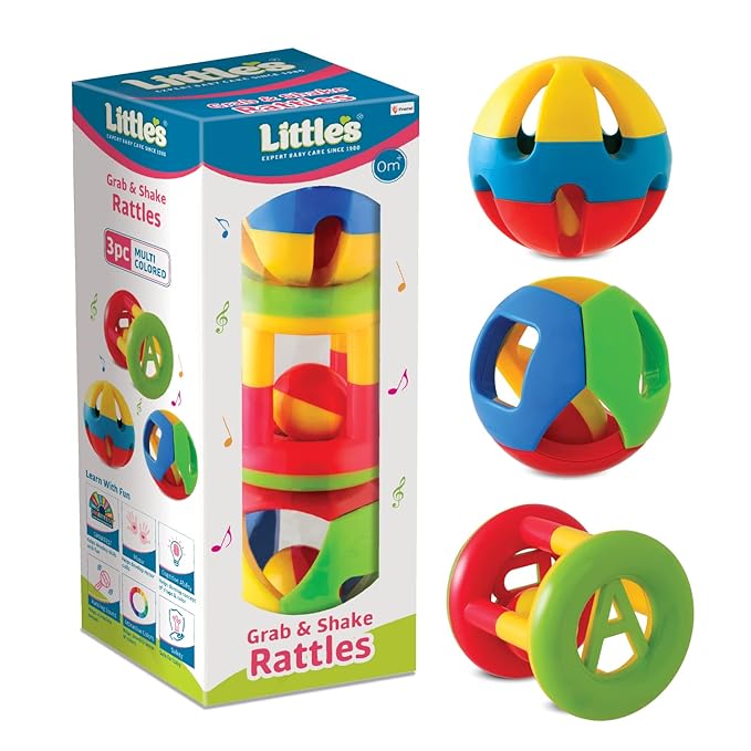 Plastic Grab & Shake Rattles