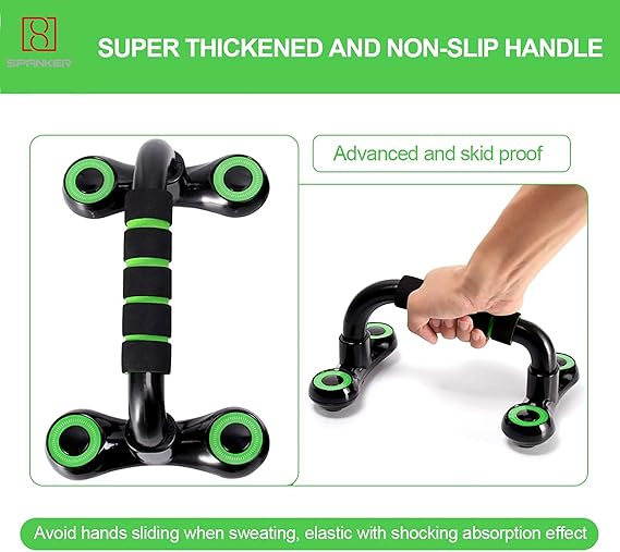 Workout Stands with Ergonomic Push-up Bracket Board with Non-Slip Sturdy Structure Portable for Home Fitness Training