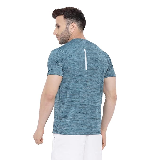 Men's Round Neck Regular Dry Fit Gym Sports Regular Fit T-Shirt