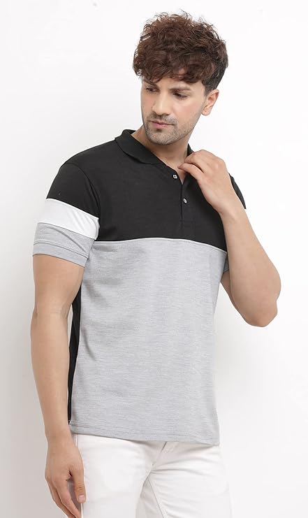 Men's Regular Fit Half Sleeve Matty Polo T-Shirt