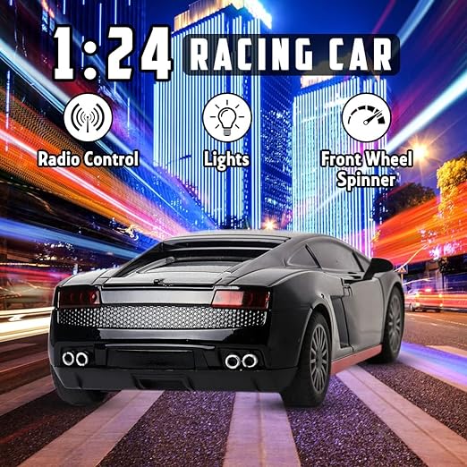 RC Car High Speed Mini 124 Scale USB Rechargeable Remote Control Car for Kids