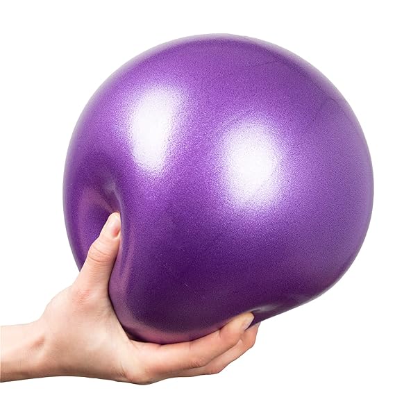 Mini Exercise Ball 9Inch/23Cm Small Yoga Ball Soft Pilate Ball Home Training Abdominal Workouts