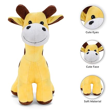 Standing Giraffe Soft Toys for Kids 30 CM (Yellow)