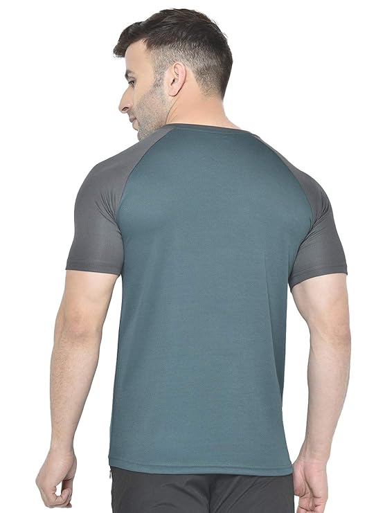 Men Round Neck Regular Dry Fit Gym Sports TShirt