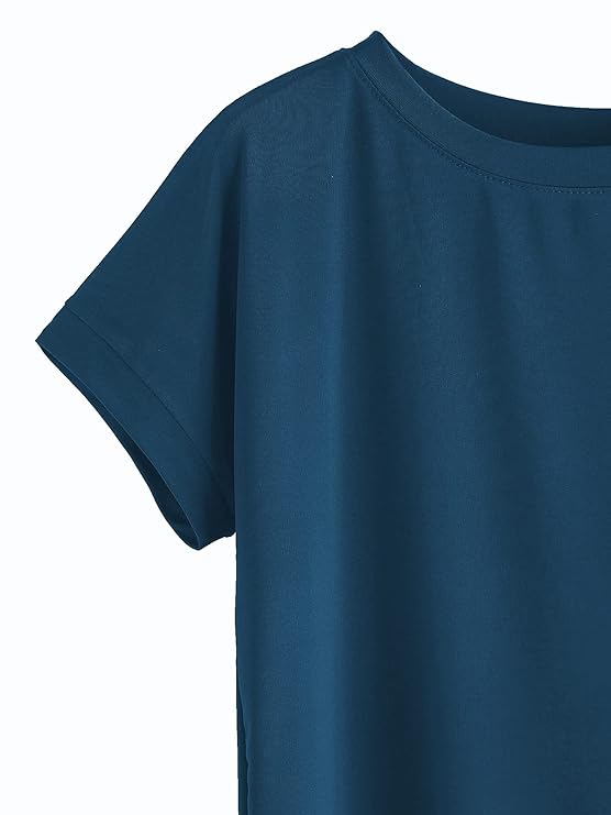 Combo of Plain Color Stylish Up and Down Cotton Tshirt for women