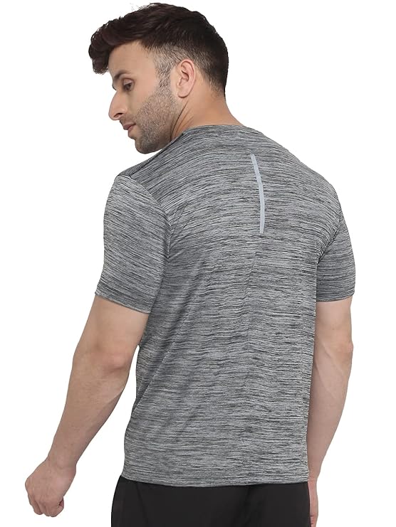 Men's Round Neck Regular Dry Fit Gym Sports Regular Fit T-Shirt