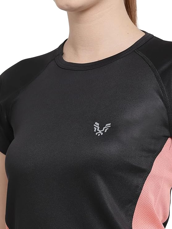 Womens Dry Fit Workout Top Sports Gym T-Shirt