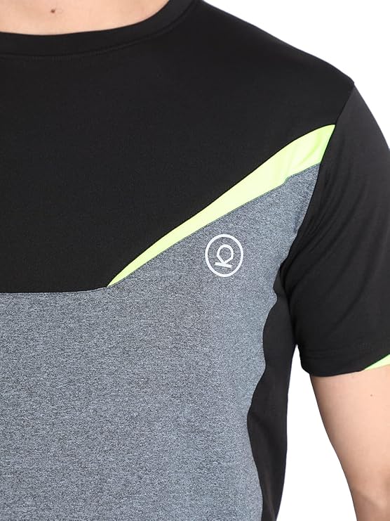 Men's Round Neck Gym Sports Regular Fit T-Shirt