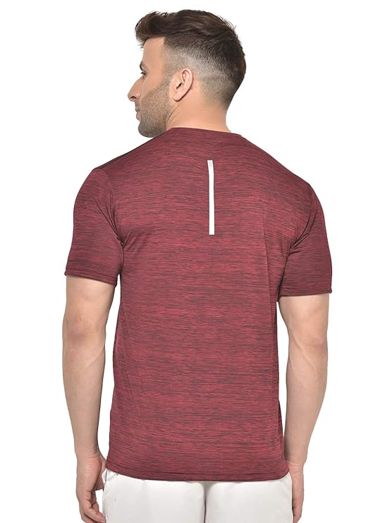 Men's Round Neck Regular Dry Fit Gym Sports Regular Fit T-Shirt