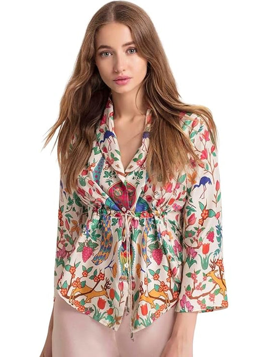 Women's Floral Printed Top