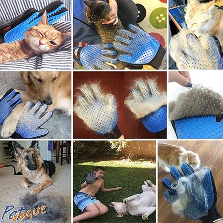 Pet Hair Remover Handbursh-Gentle Pet Glove Brush-Deshedding Glove