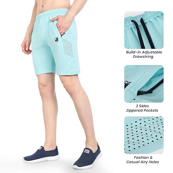 Regular Fit Super Comfy Shorts for Men with Zipper Pocket