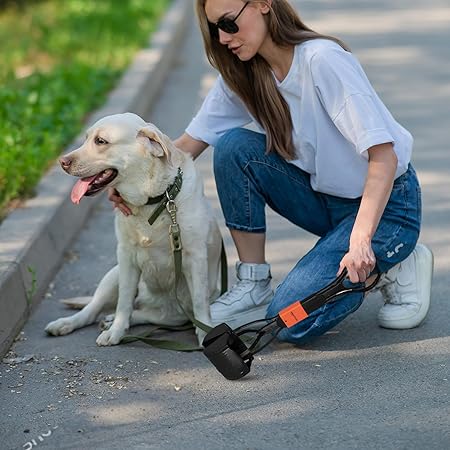 Folding Jaw Clamp Poop Scooper  Pet Waste Picker  Large