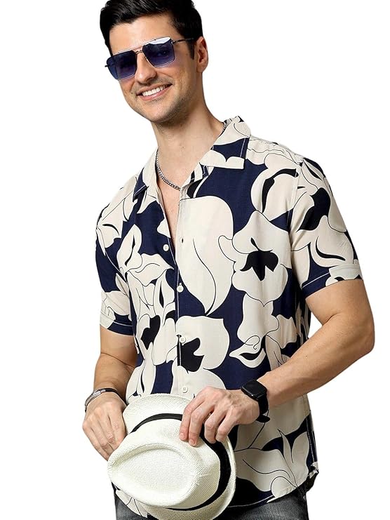 Men's Printed Regular Fit Shirt