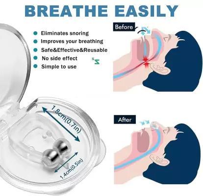 Anti Snoring Nose Clip Device for Men Women Nasal Strips Stops Snoring Stopper Anti-snoring Device (Nose Clip)