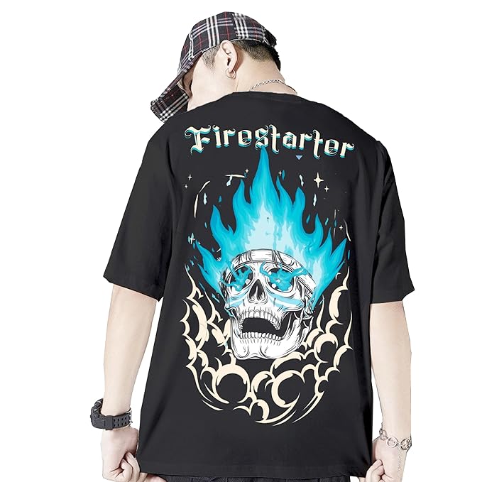 Mens Oversized Graphic Printed Tshirt