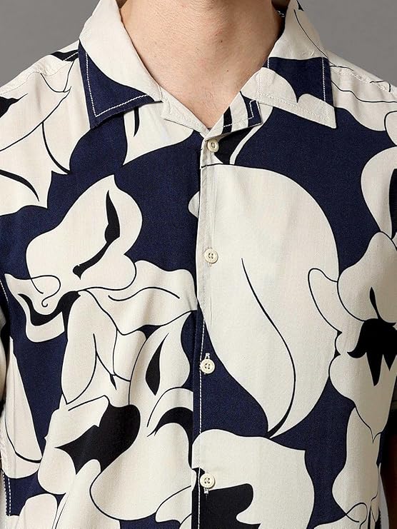 Men's Printed Regular Fit Shirt