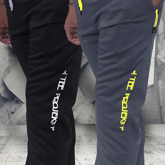 Combo Track Pant with Lycra Elastic Jogger Suitable for Active Wear, Jogger Yoga Wear, Sports