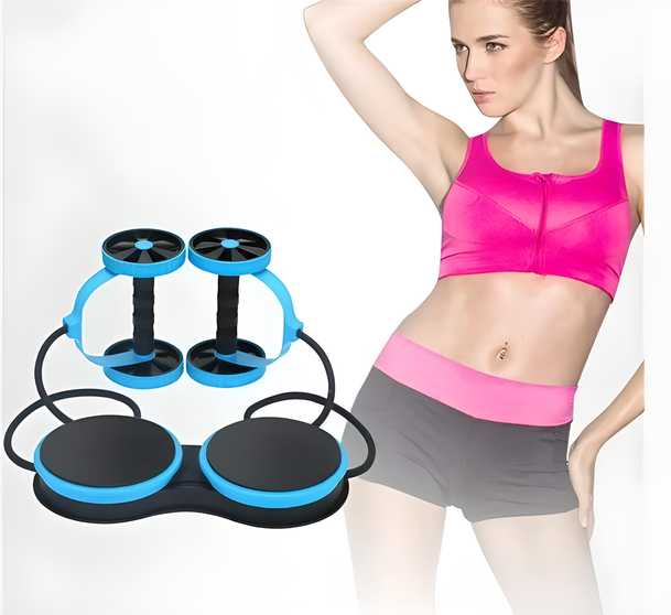 Wheel Roller for Core Workouts, Abdominal Roller Wheel with Knee Pad