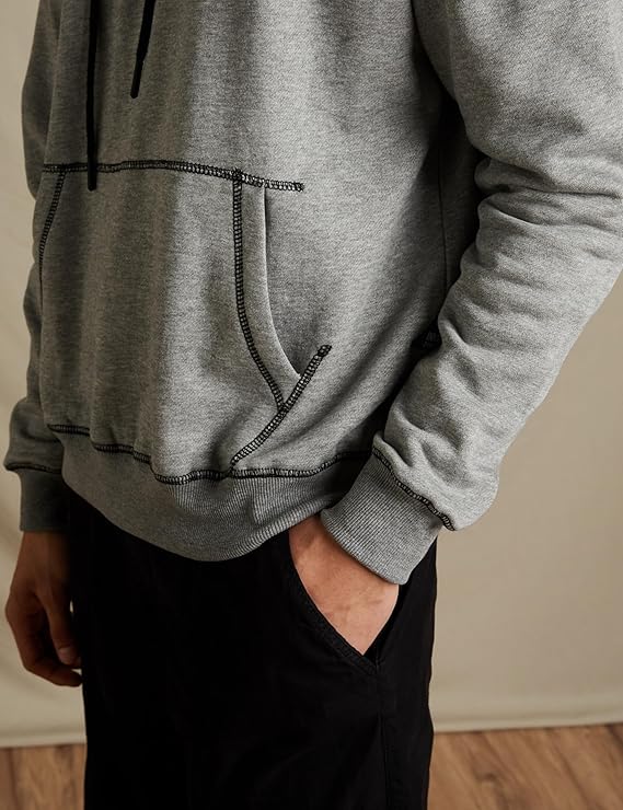 Men's Cotton Rich Heavy Weight Hooded Sweatshirt