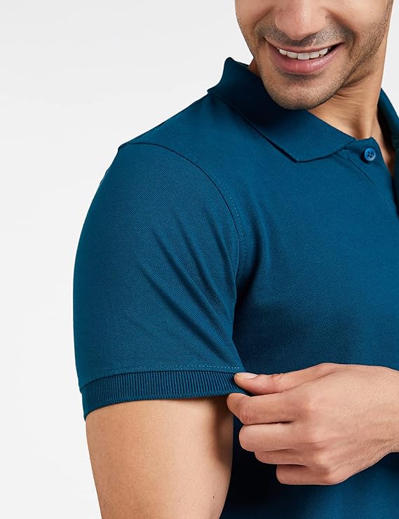 Men's Cotton Rich Polo T Shirt