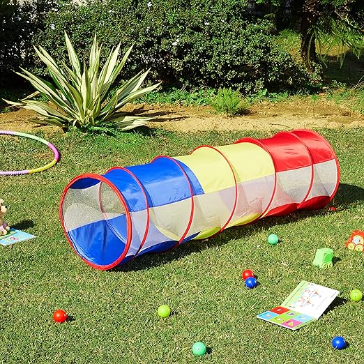 Jam & Honey 3 Colour Tunnel - 6 Feet Long, Kids, Multicolor, Tunnel Theme