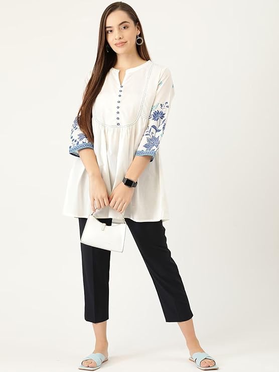 Women’s Cotton Printed Regular Fit top