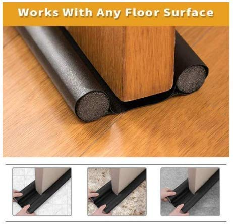 Door Bottom Sealing Strip Guard for Home(pack of 2)