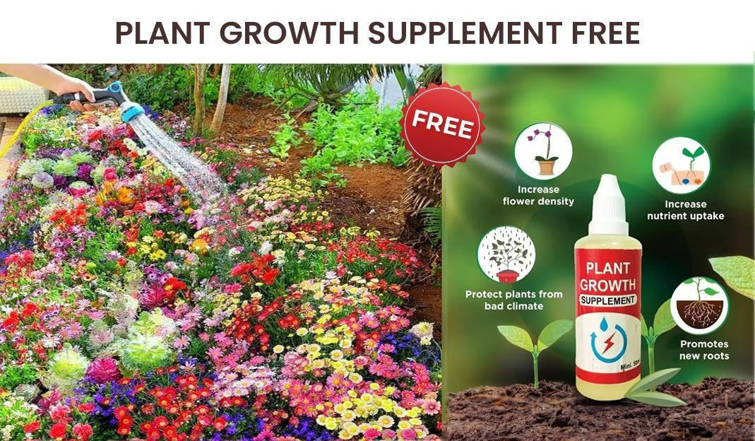 Combo of plant boost liquid biofertizer for All Crops with Seeds ( 100 seeds packet + 1 supplement )