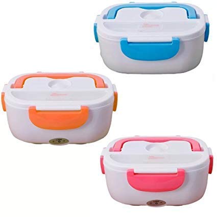 1Place Electric Heated Portable Food Warmer Lunch Box