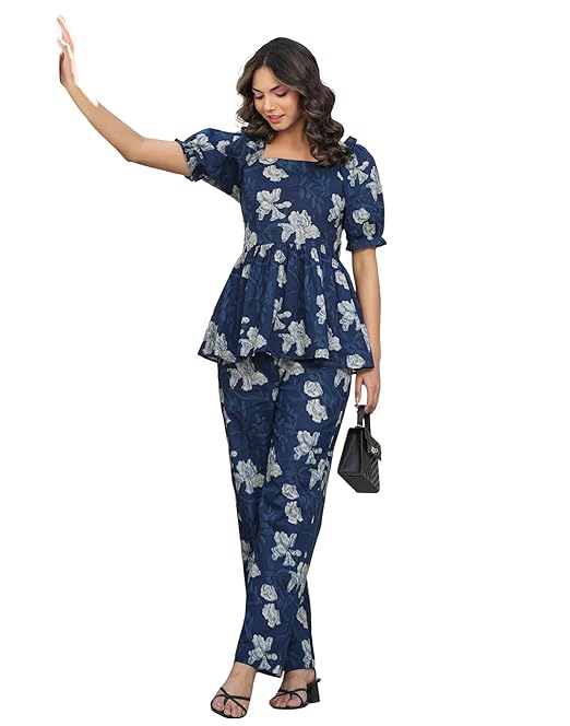 Women's Co-Ord Set Poly Rayon Top and Pant Set