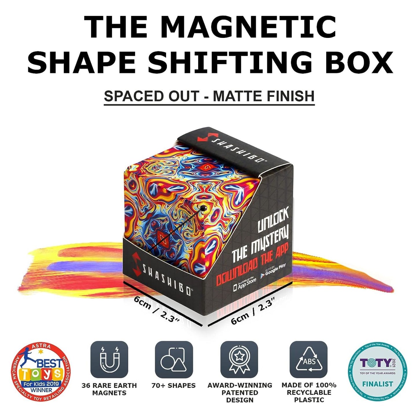 Shape Shifting Box - Award-Winning, Patented Fidget Cube