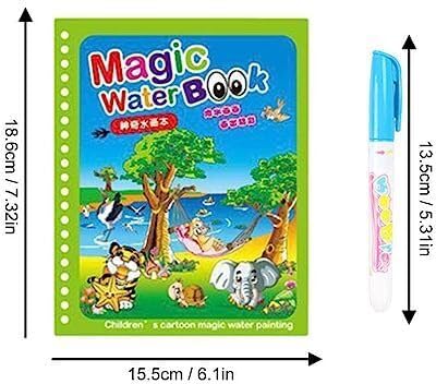 Magic Water Coloring Book(pack of 2)