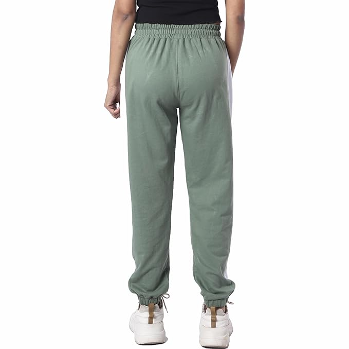 Women's Cotton Blend Regular Fit Joggers Women Track Pants