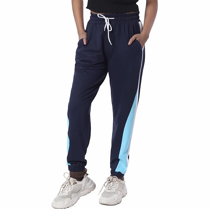 Women's Cotton Blend Regular Fit Joggers Women Track Pants