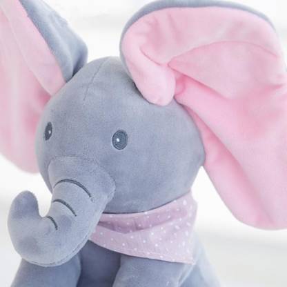 Peek a Boo Elephant Plush toy with Music